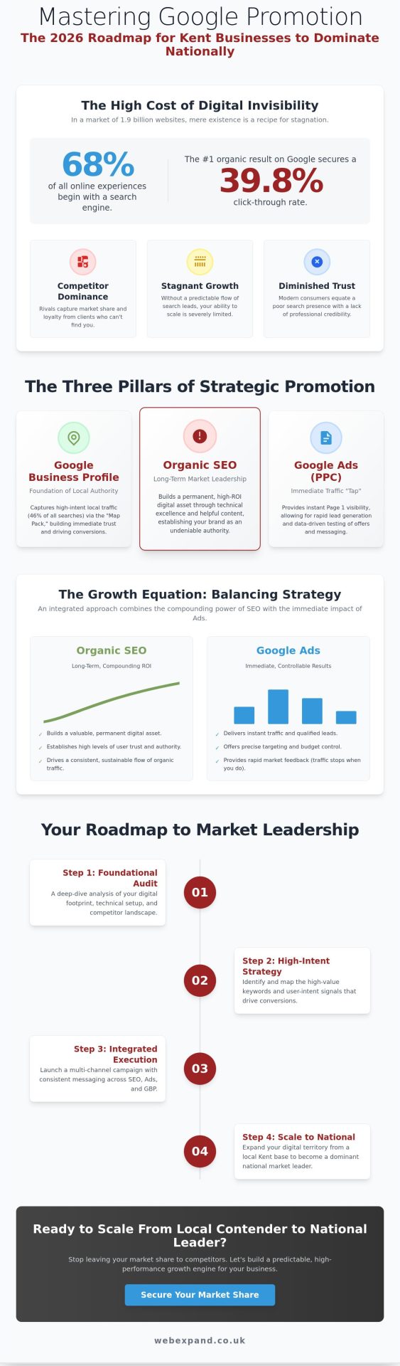 Google Promotion in Kent: A Strategic Guide to National Visibility in 2026