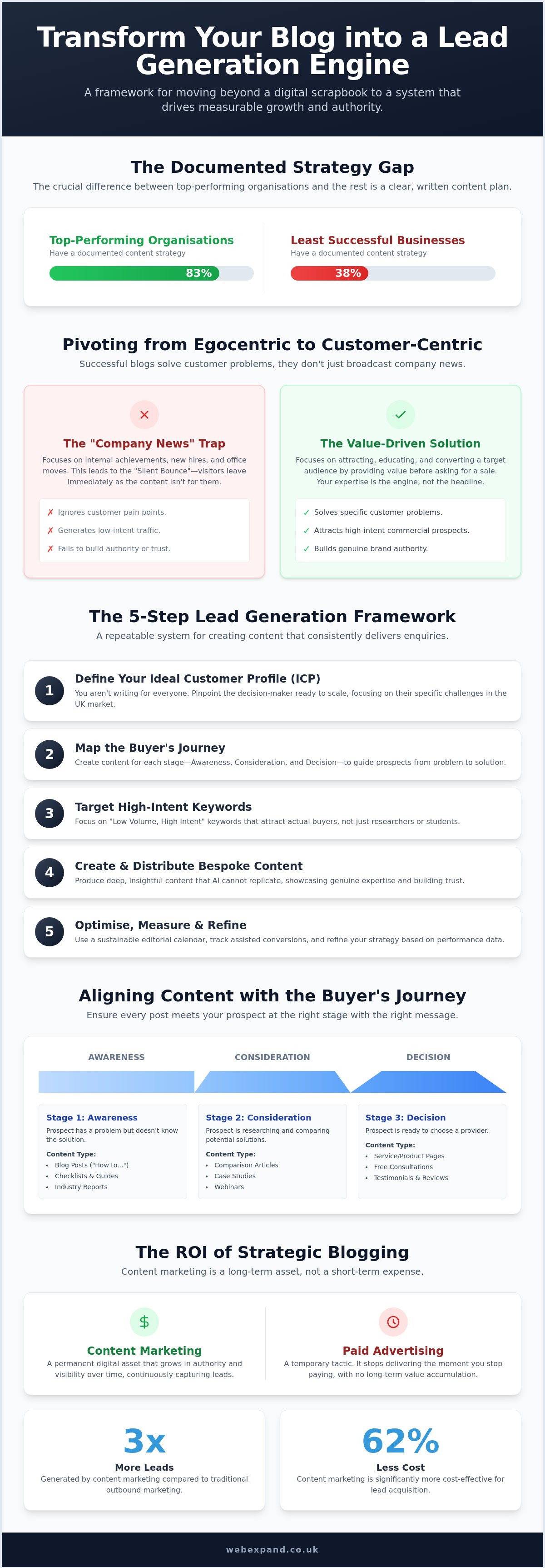 Creating a Blog Strategy for Lead Generation: The 2026 Director’s Guide